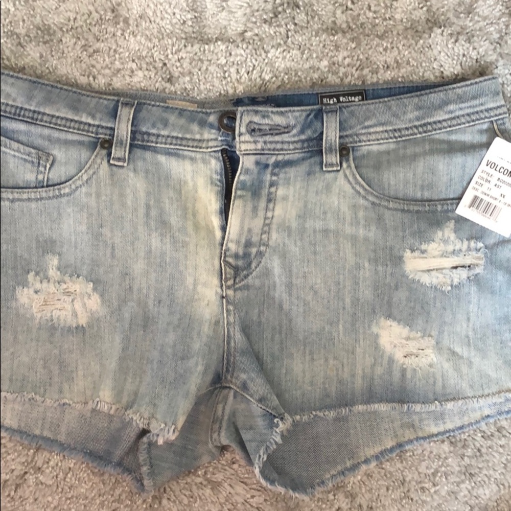 Volcom High Voltage Jean Shorts